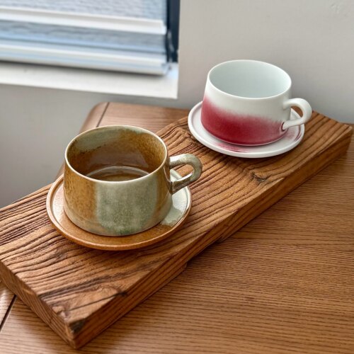 漫生活老板娘日系咖啡杯碟套装家用咖啡杯茶杯下午茶咖啡厅餐厅
