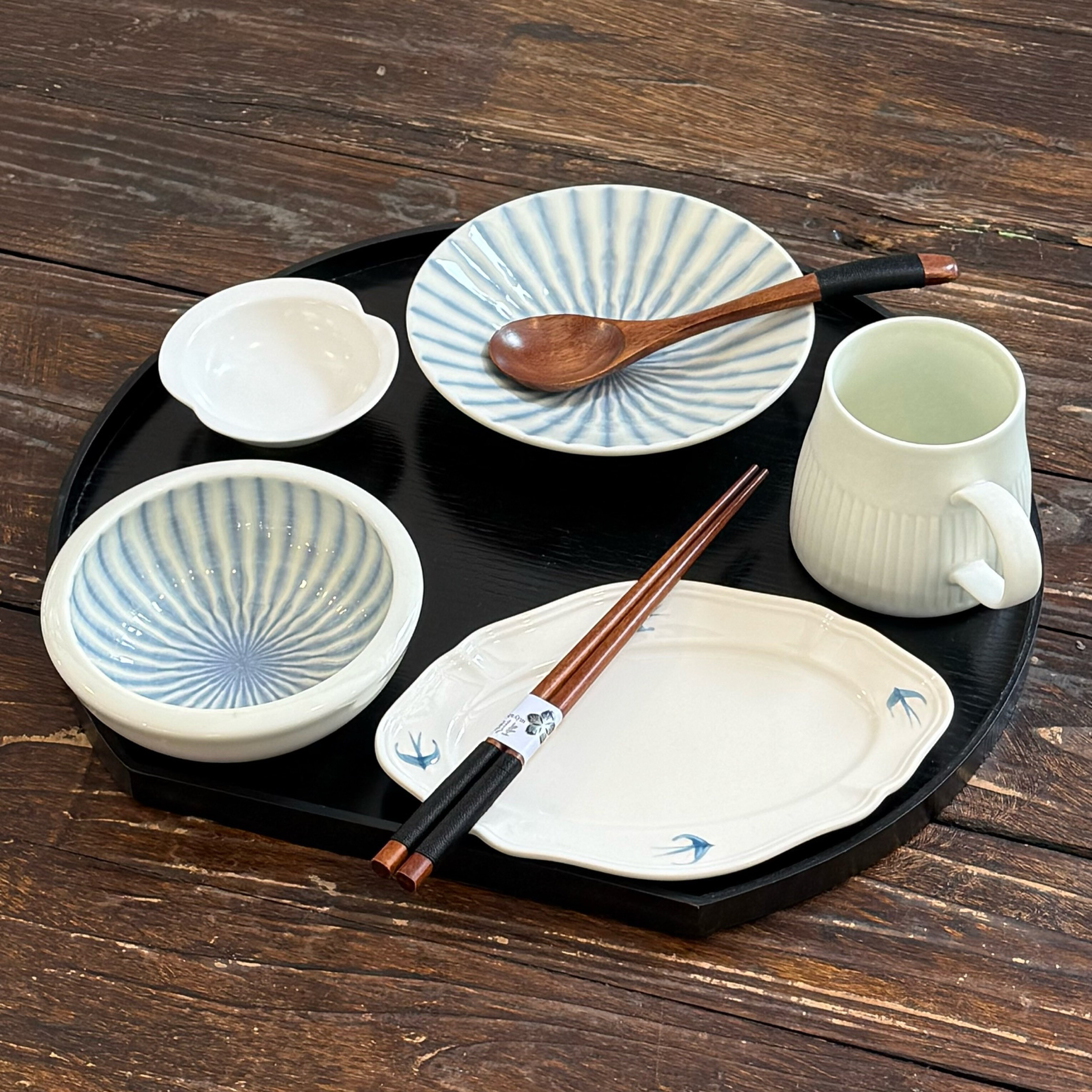 漫生活老板娘 青燕食光 ins风清新一人食套装简餐高颜值餐具组合