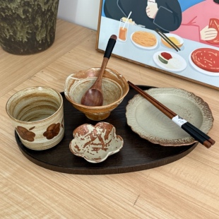 漫生活老板娘 古陶花韵 碗具套装一人食高颜值仪式感减脂餐简餐