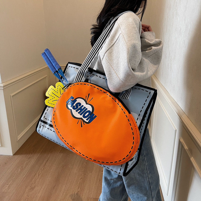 时尚减龄羽毛球包萝卜通勤运动包