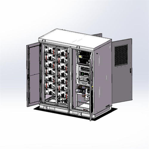 风冷系统储能商用一体柜 原文件X2886  3D图纸 机械设计素材 SW模