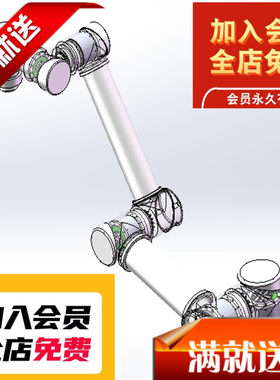 UR06机器人详细3D图 E223 非标自动化机械3D素材素材