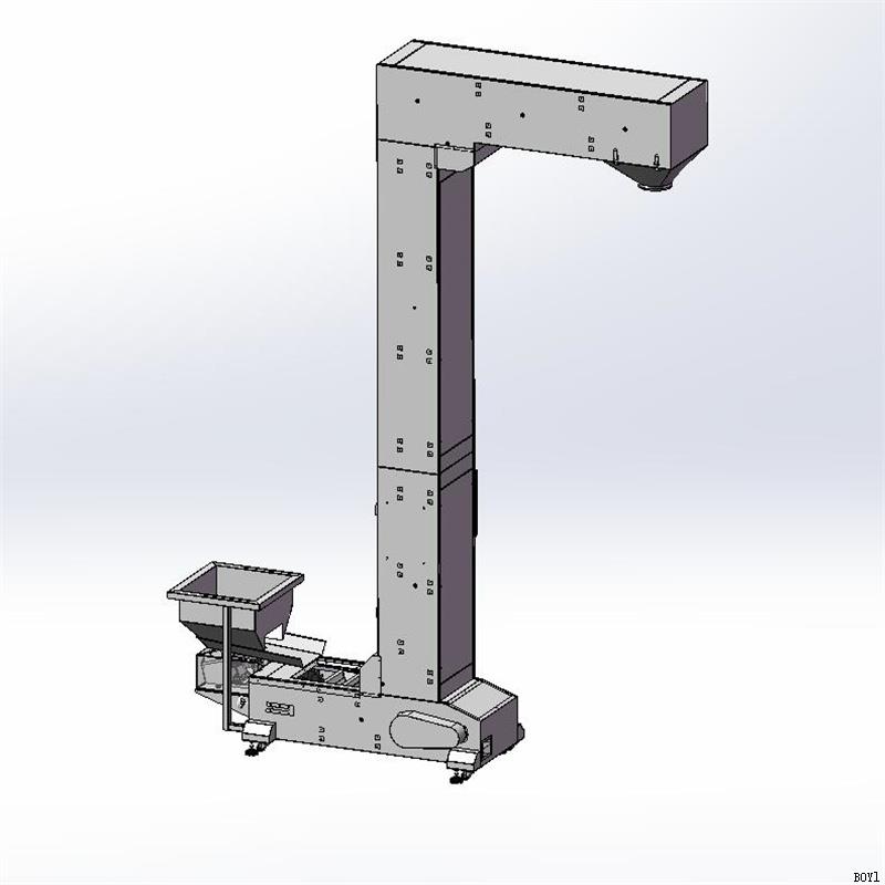 1.8L斗式Z型提升机 X2538   3D图纸 机械设计素材 SW模型CAD