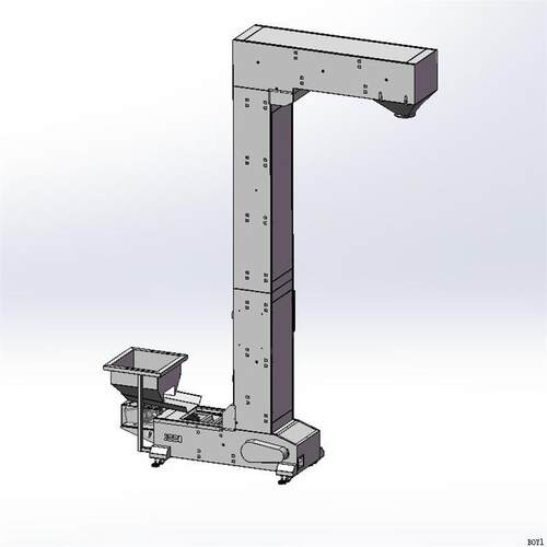1.8L斗式Z型提升机 X2538   3D图纸 机械设计素材 SW模型CAD