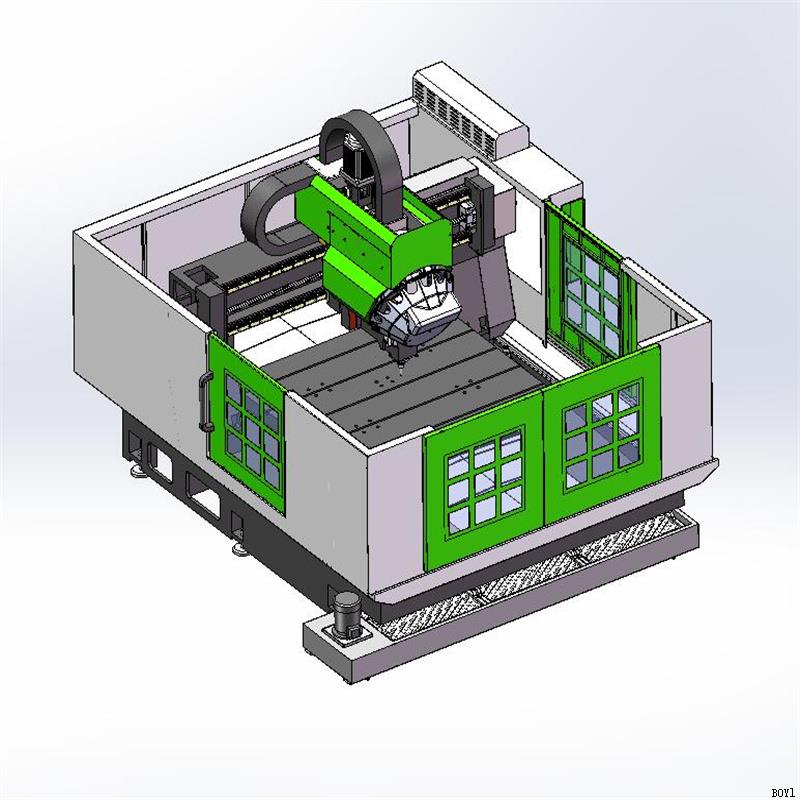 1513数空钻攻中心 雕刻机X2979   3D图纸 机械设计素材 SW模型CAD