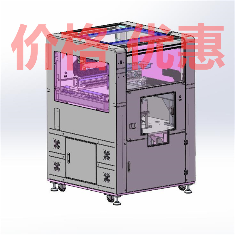 双工位锁螺丝机落地立式X28543D图纸机械设计素材SW模型