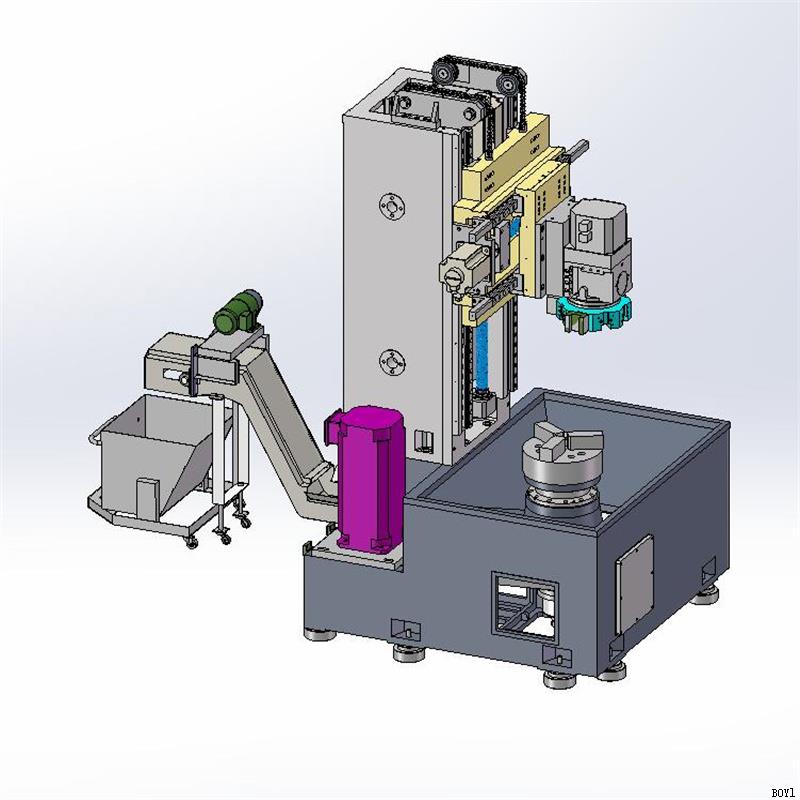 数控立式车床VTC5060E数控立车X2771 3D图纸 机械设计素材 SWCAD