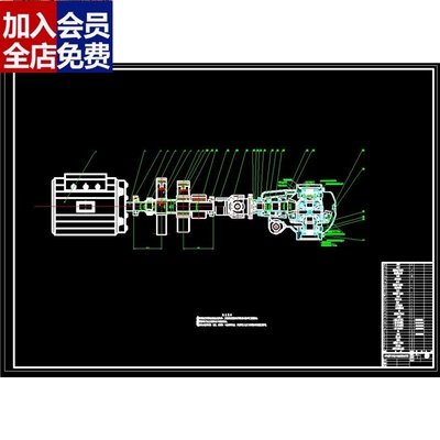 CL111-纯电动汽车传动系统结构设计/新能源汽车传动[CAD图+说CAD
