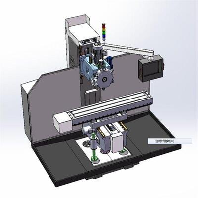 升降台式转塔钻攻中心3D图纸X2804 非标自动化机械3D素材