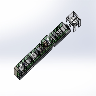 汽车高压线束加工线体 X3363 大型线束加工设备 3D图纸 机械素材
