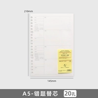 Розовый A5 Неправильный вопрос-20 лунок 60 фотографий