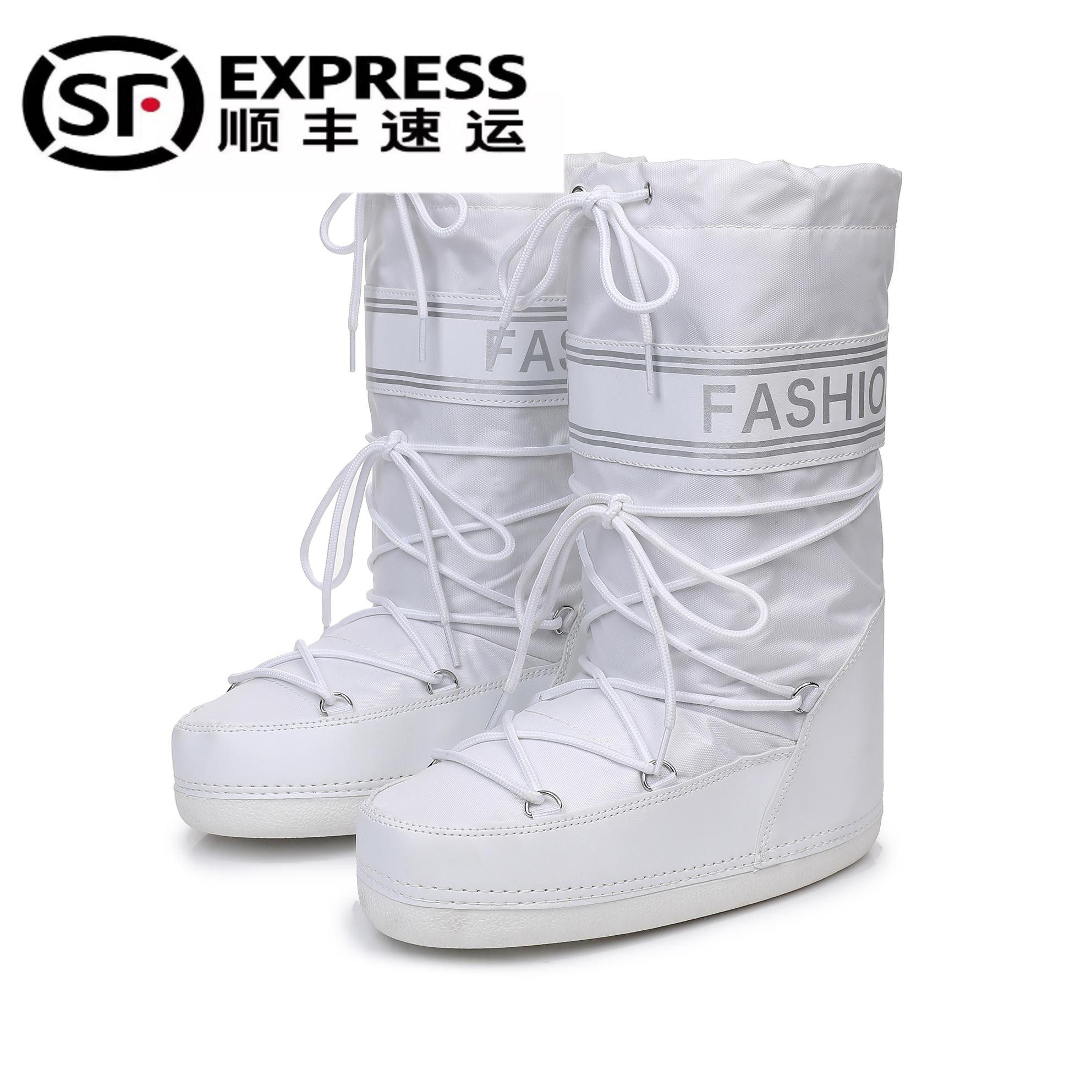 防水防滑雪地靴女士保暖