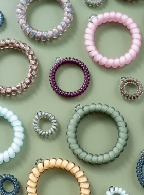 美国TELETIES【秋季款合集】电话线发圈泰莉圈时尚手环高弹力发绳