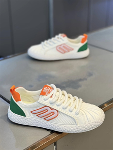 网面透气运动男鞋 轻便柔软又舒适 撞色系休闲板鞋 百搭夏季 潮 时尚