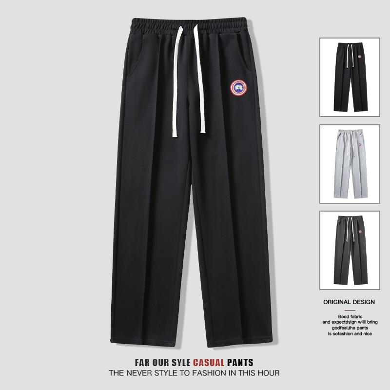 CVMUG GOOSE大鹅直筒裤休闲百搭卫裤大码宽松男子运动裤男士裤子