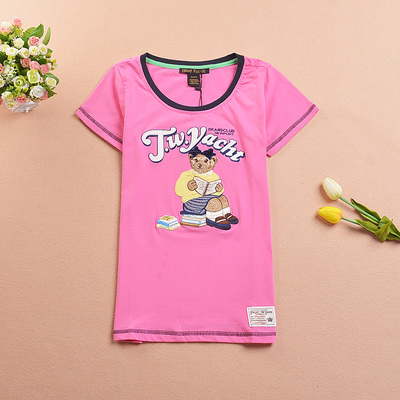 女生夏季纯棉短袖圆领修身半袖