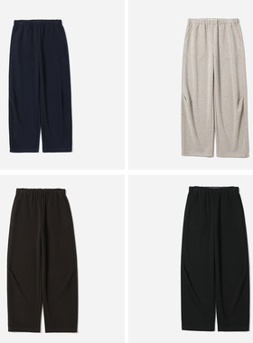 茉莉雅集软糯蓬松保暖舒适醋酸羊毛真丝香蕉裤糯米裤WKZ08051