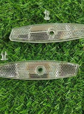 车轮钢条反光片轮灯反光片白色轮反自行车配件轮组辐条反射器