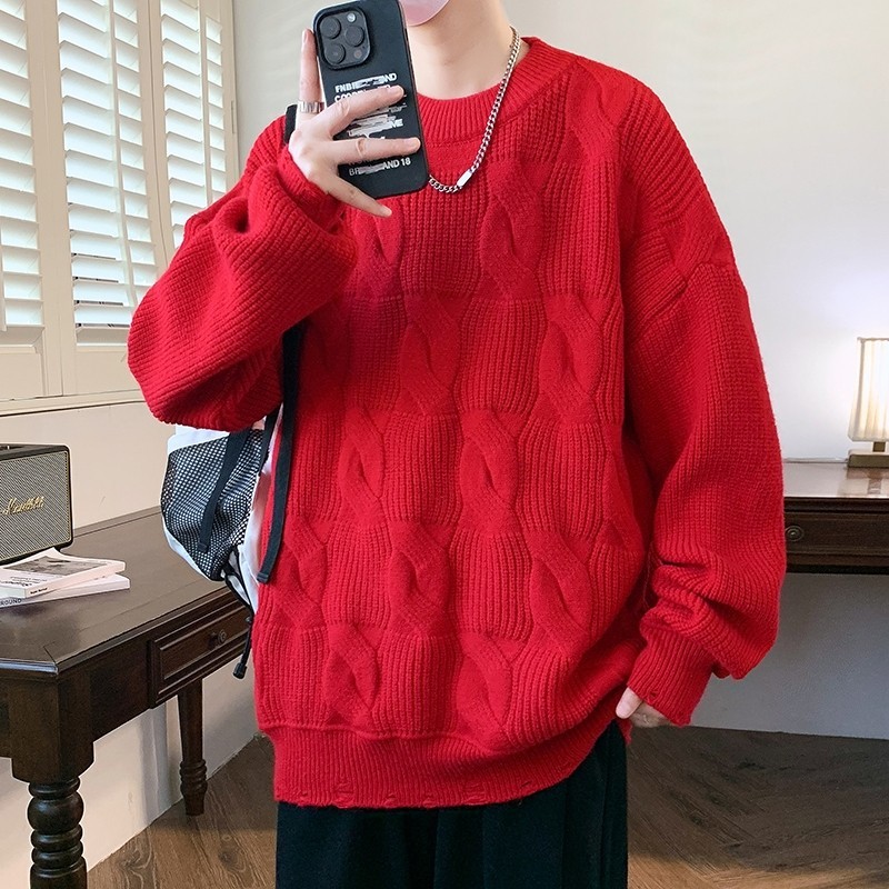 84510-P55秋冬休闲圆领毛衣男针织打底衫,男装针织衫/毛衣,电商D310B
