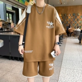 84355-特P50休闲运动套装夏季星星潮流套装学生潮牌短袖两件套，男装休闲套装，电商D310B