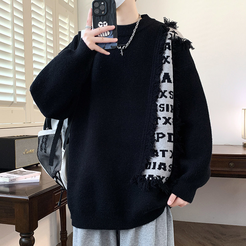 84638-P60秋冬新款休闲毛衣男长袖针织衫,男装针织衫/毛衣,电商D310B