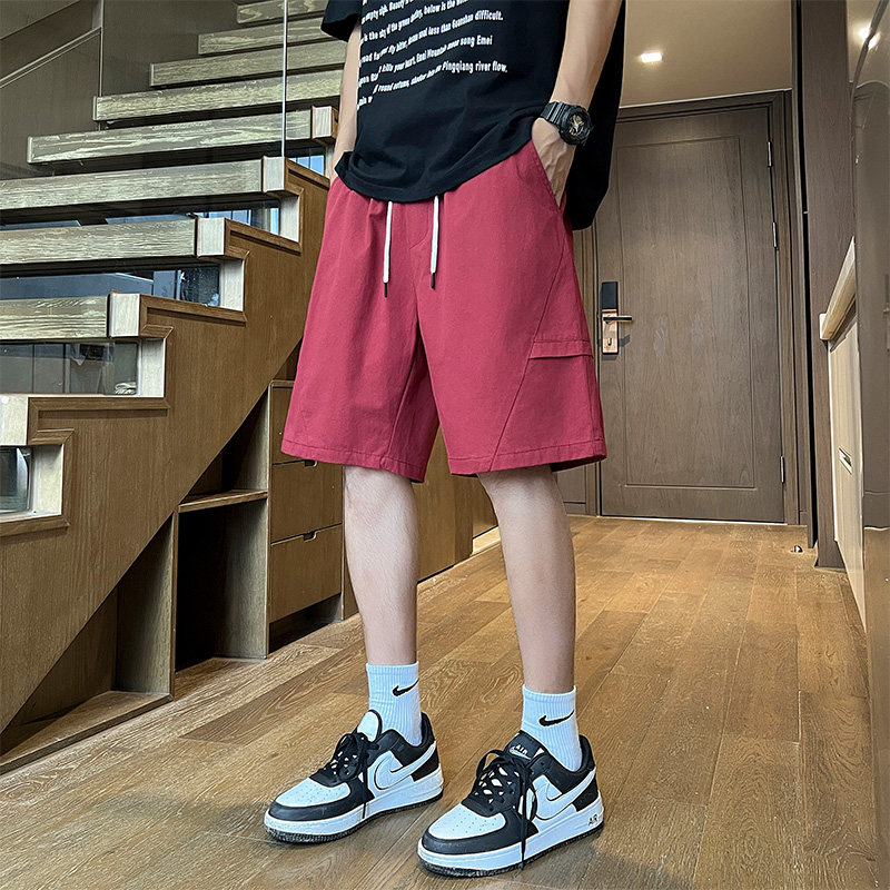 19911-特P35休闲短裤男士夏季运动中裤潮牌直筒宽松五分工装裤男,男装休闲裤,电商D310B