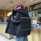 79009-特P258羽绒服男2024冬季新款韩版宽松潮流情侣连帽外套，男装羽绒服，电商D310B