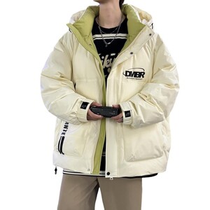 79006-特P258羽绒服男冬季新款美式潮牌白鸭绒羽绒衣宽松休闲外套图片