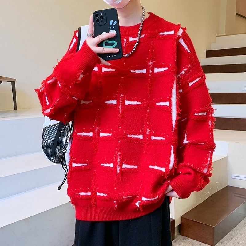 84525-P60秋冬休闲圆领毛衣男针织打底衫,男装针织衫/毛衣,电商D310B
