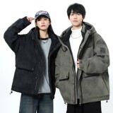 79010-特P268连帽羽绒服男冬季新款潮牌帅气加厚青少年工装外套，男装羽绒服，电商D310B