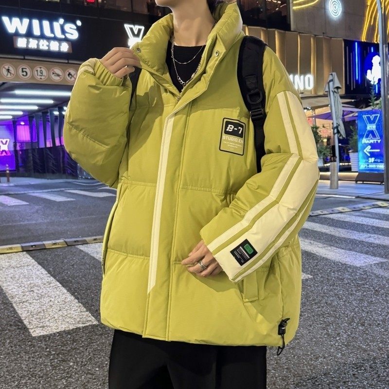 79008-特P24890白鸭绒羽绒服男冬季2024新款男款加厚男生短款外套,男装羽绒服,电商D310B