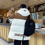 79011-特P258冬季男士羽绒服外套短款连帽宽松潮流加厚保暖港风，男装羽绒服，电商D310B