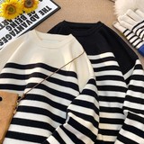 8301-特P55条纹毛衣男秋冬季加厚保暖线衣服男潮牌打底针织衫，男装针织衫/毛衣，电商D310B