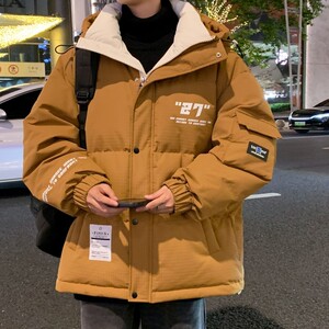 79002-P235羽绒服男士2024冬季新款短款连帽时尚休闲百搭保暖外套图片