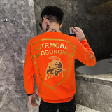 81258精神社会小伙卫衣男2022春秋款男装上衣长袖打底衫休闲，男装卫衣，电商D310（原电商305）