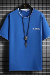 71660纯棉t恤短袖男潮牌夏季宽松薄款半袖上衣服冰感夏装