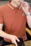 84037-P40春秋新款短袖T恤男休闲打底衫，男装T恤，电商D310B