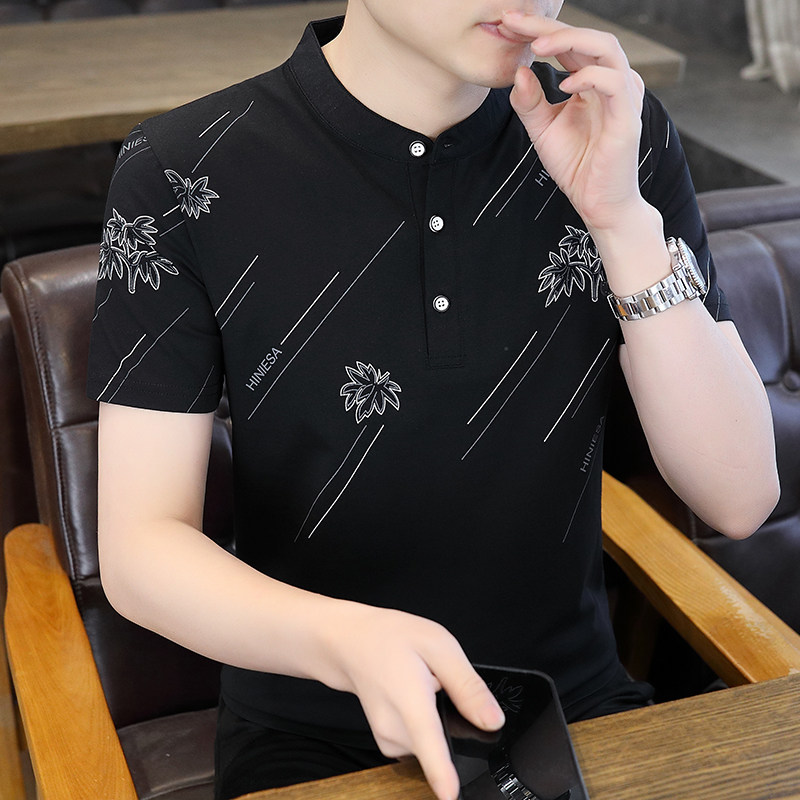 84105-P35春秋新款短袖T恤男休闲打底衫男士修身衫商务休闲,男装T恤,电商D310B