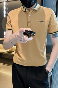 3031-P48精神小伙衫男士短袖t恤夏季新款潮牌潮流修身图片