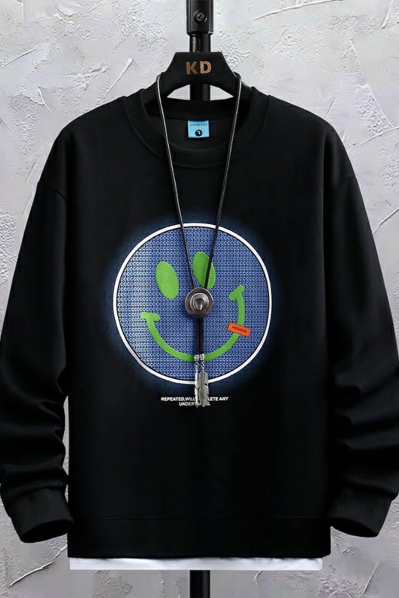 73821-P45长袖t恤男士夏季宽松潮流体恤上衣服春秋薄款卫衣内搭,男装卫衣,电商D310（原电商305）