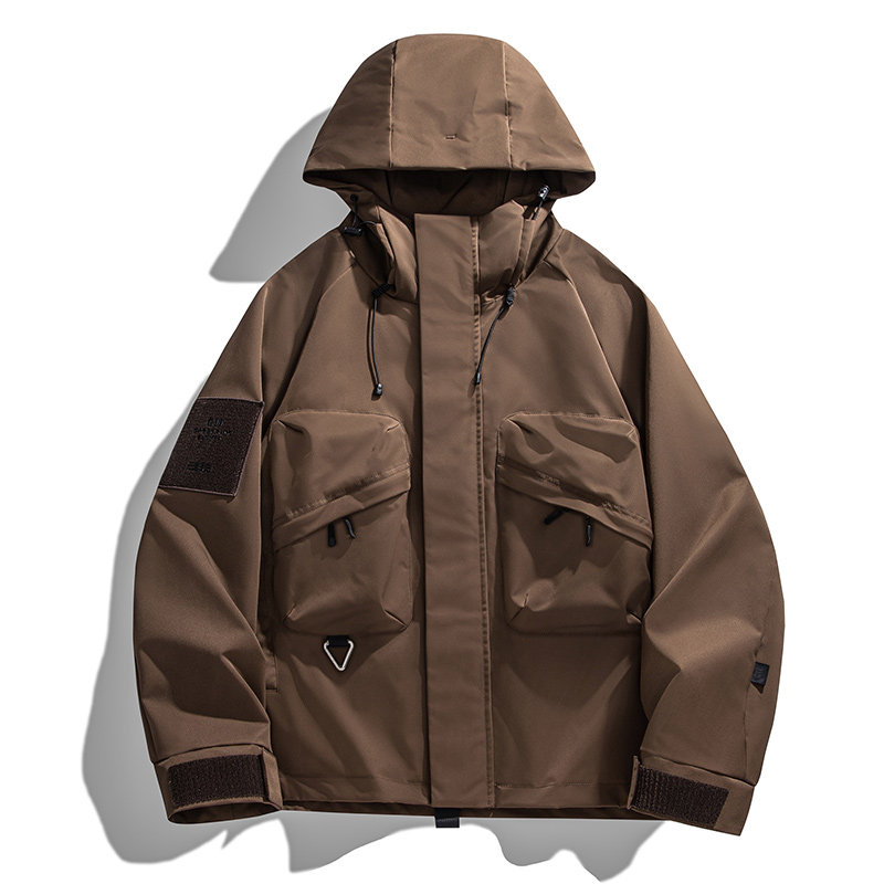 JK582-特P75男士冲锋衣秋季户外运动夹克防风登山服外套男女款图片
