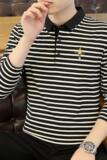 T3727-P40秋季新款休闲T恤男长袖衫，男装T恤，电商D310B