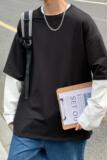 8521-P40圆领卫衣男春季ins潮牌港风外套设计感春秋潮流宽松，男装卫衣，电商D310（原电商305）