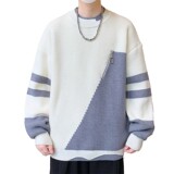 84533-P55秋冬休闲圆领毛衣男针织打底衫，男装针织衫/毛衣，电商D310B