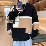 84546-P50秋冬休闲圆领毛衣男针织打底衫，男装针织衫/毛衣，电商D310B
