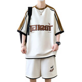 TZ24358-特P50夏季运动服套装男生潮牌青少年短袖短裤学生，男装T恤，电商D310B