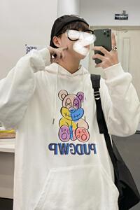 8553卫衣男连帽宽松潮流百搭上衣ins休闲运动港风