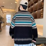 84728-P65秋冬休闲圆领毛衣男针织打底衫，男装针织衫/毛衣，电商D310B
