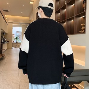 84543-P50 秋冬休闲圆领毛衣男针织打底衫图片