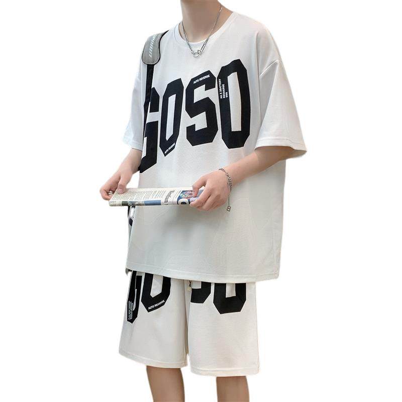 TZ23655-特P42夏季短袖T恤男套装休闲两件套,男装T恤,电商D310B